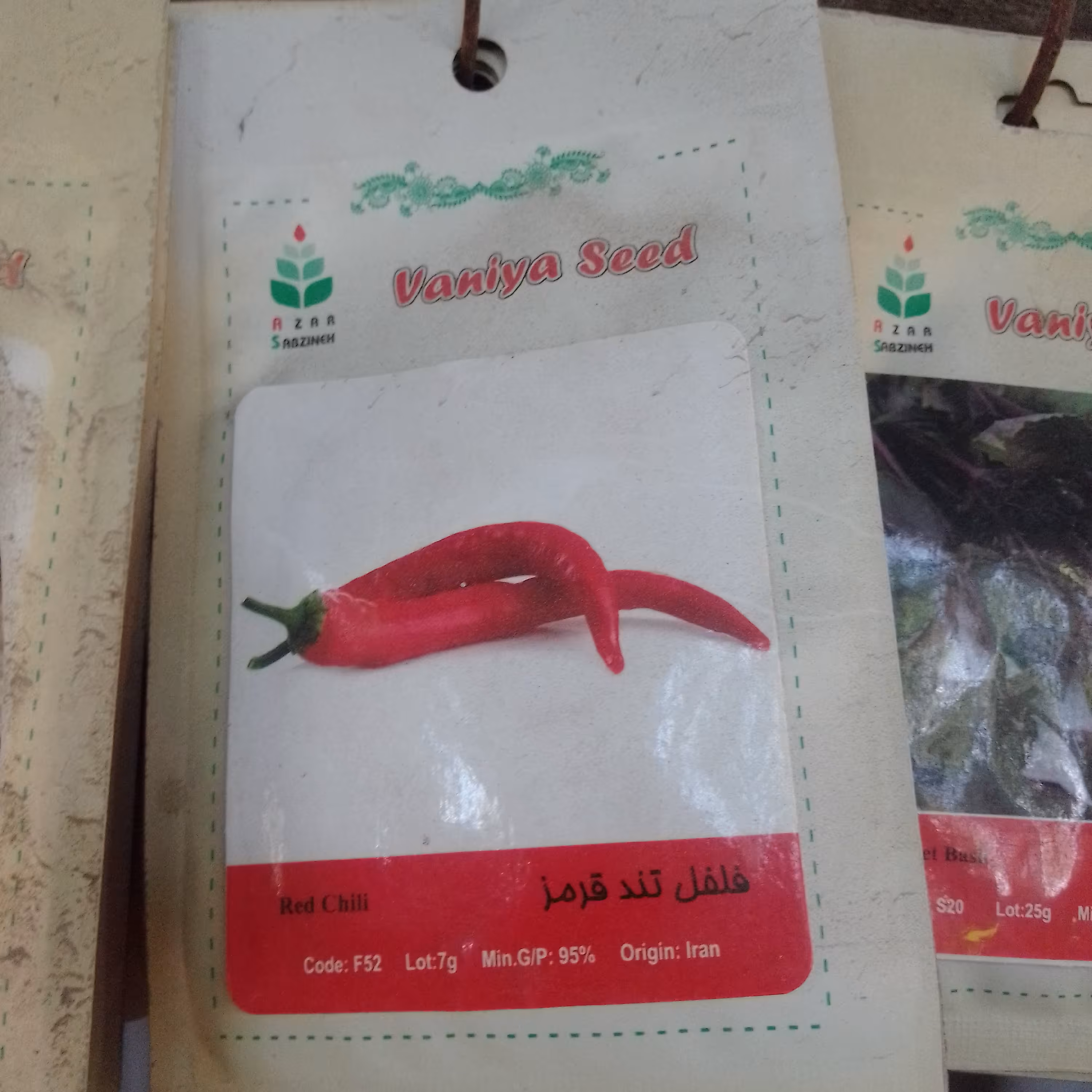 بذر فلفل تند قرمز
