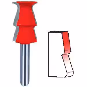 تیغ فرز پروفیل حاشیه دامار  مدل DM883184E                     سایز شفت 12