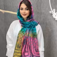 شال نخی  زیبا و جذاب که مناسب فصل بهار و تابستانه و  خیلی کاربردی