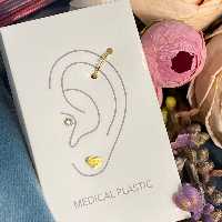 پک پیرسینگ نقره اصل دخترانه عیار 925 ابکاری شده ضد حساسیت