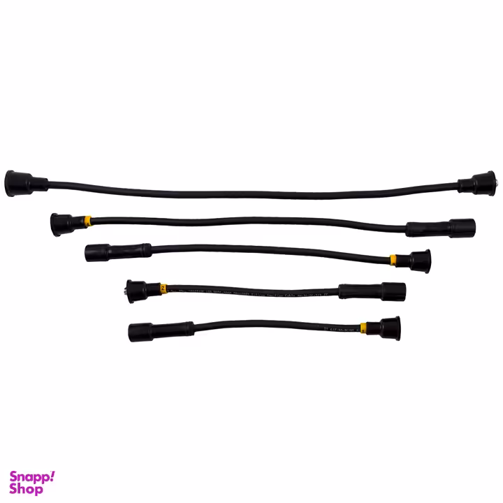 وایر شمع خودرو پرتو وایر مدل PW-PY1 مناسب پیکان کاربراتور مجموعه 5 عددی