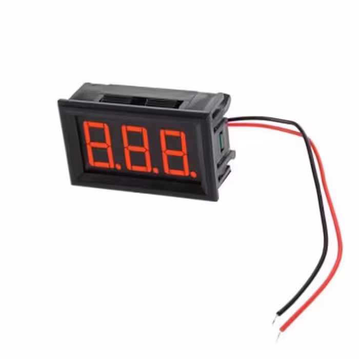 ماژول ولتمتر سایز 0.56 اینچ 2 سیمه روپنلی قرمز DC4.5-30V