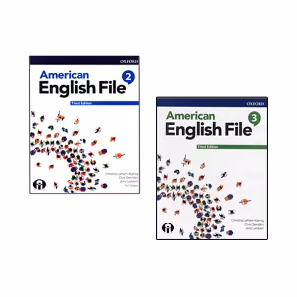 کتاب American English File Third Edition اثر جمعی از نویسندگان انتشارات الوند پویان جلد 2 و 3