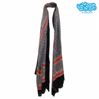 شال طرح عربی مدل فلسطینی نارنجی