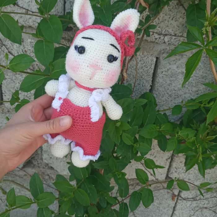 عروسک بافتنی  خرگوش