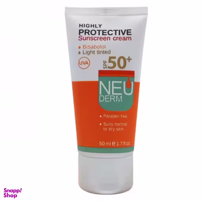 کرم ضد آفتاب نیودرم مدل Protective حجم 50 میلی لیتر
