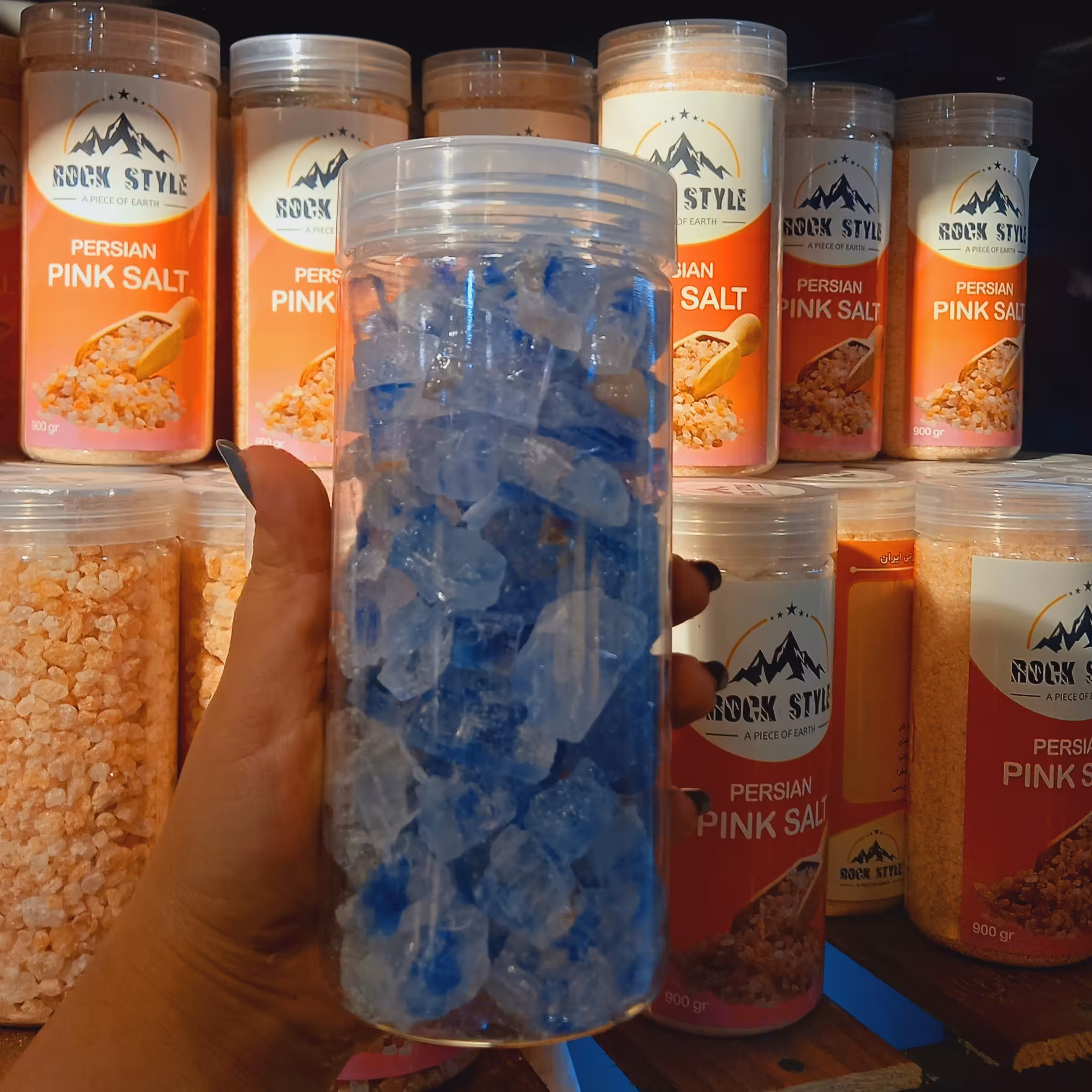 100 گرم نمک آبی کمرنگ 