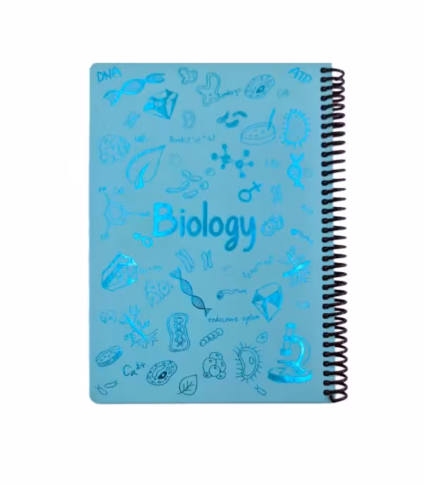 دفتر فرمول shiny وزیری زیست دات نوت 100 برگ رنگ فیروزه ای