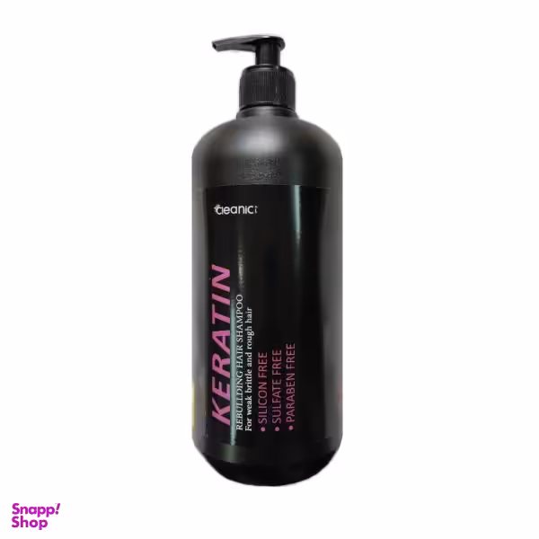 شامپو تقویت کننده کلینیک کیندی (Cleanic Kindii) مدل Keratin حجم 1000 میلی لیتر