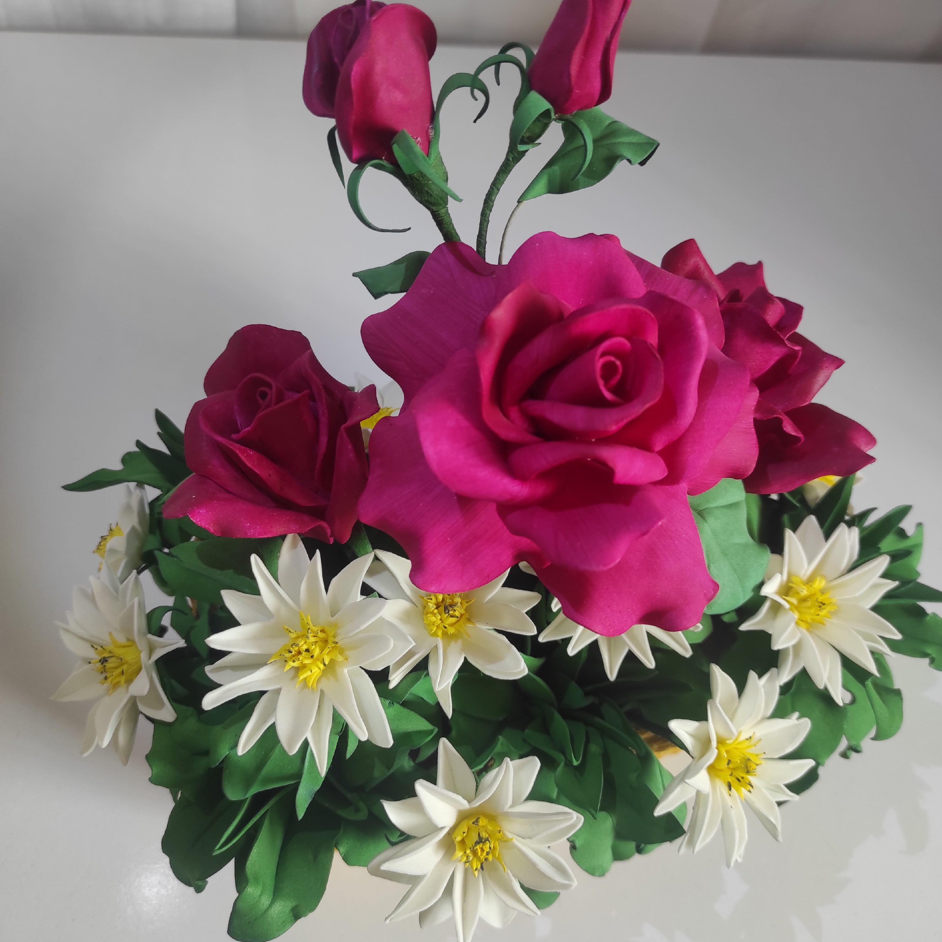 باکس گل رز و داوودی