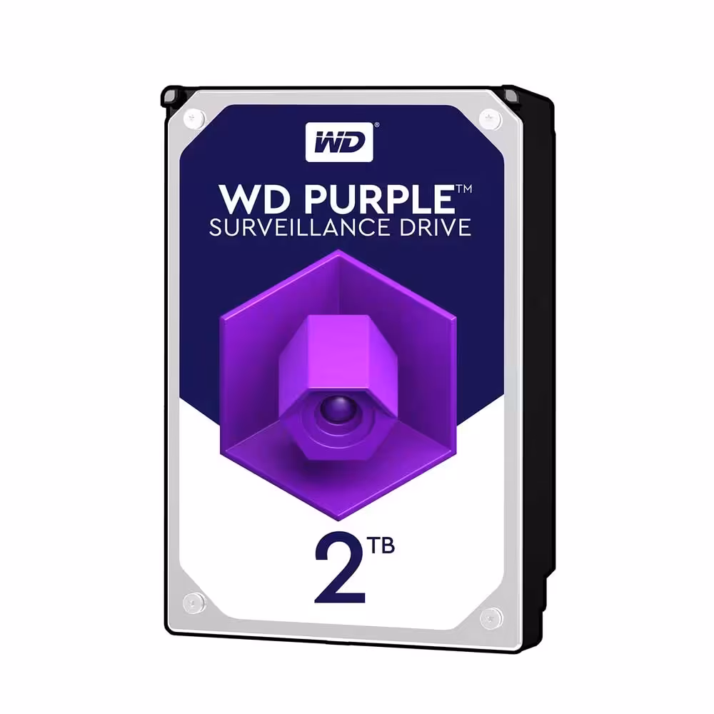 هارددیسک اینترنال وسترن دیجیتال مدل Purple WD20PURZ ظرفیت 2 ترابایت