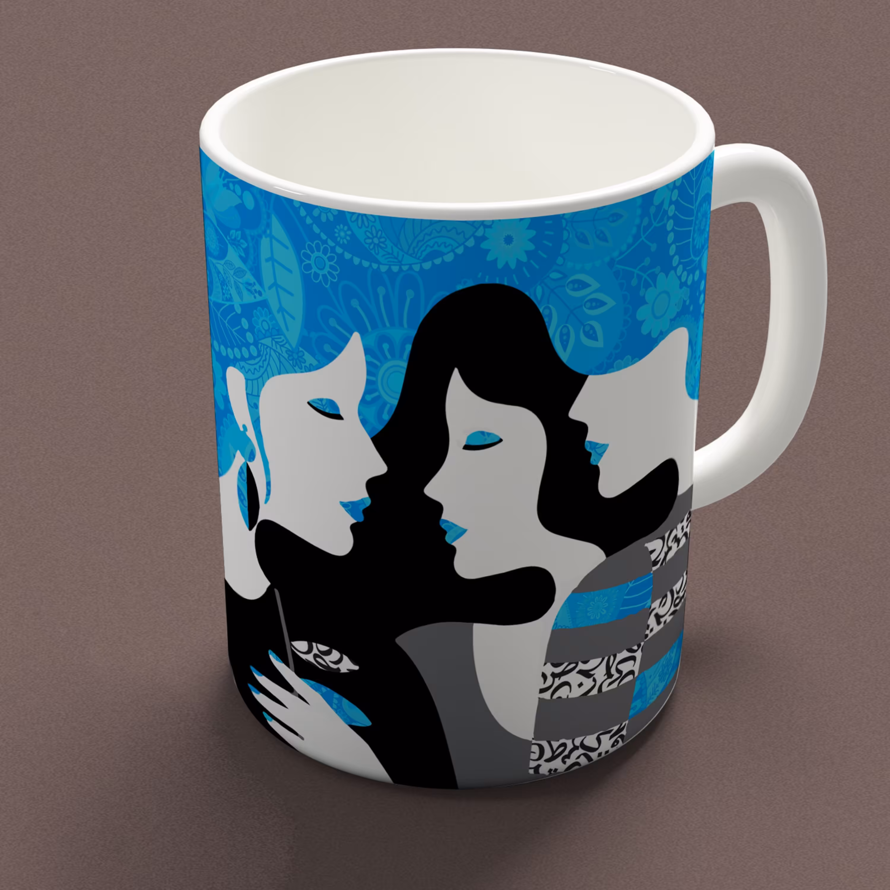 ماگ سرامیکی طرح از دختران آبی - چاپ سابلیمیشن - کیفیت عالی