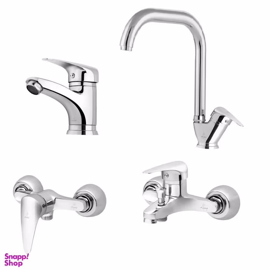 ست شیرآلات فاخته مدل ایتالیا مجموعه 4 عددی