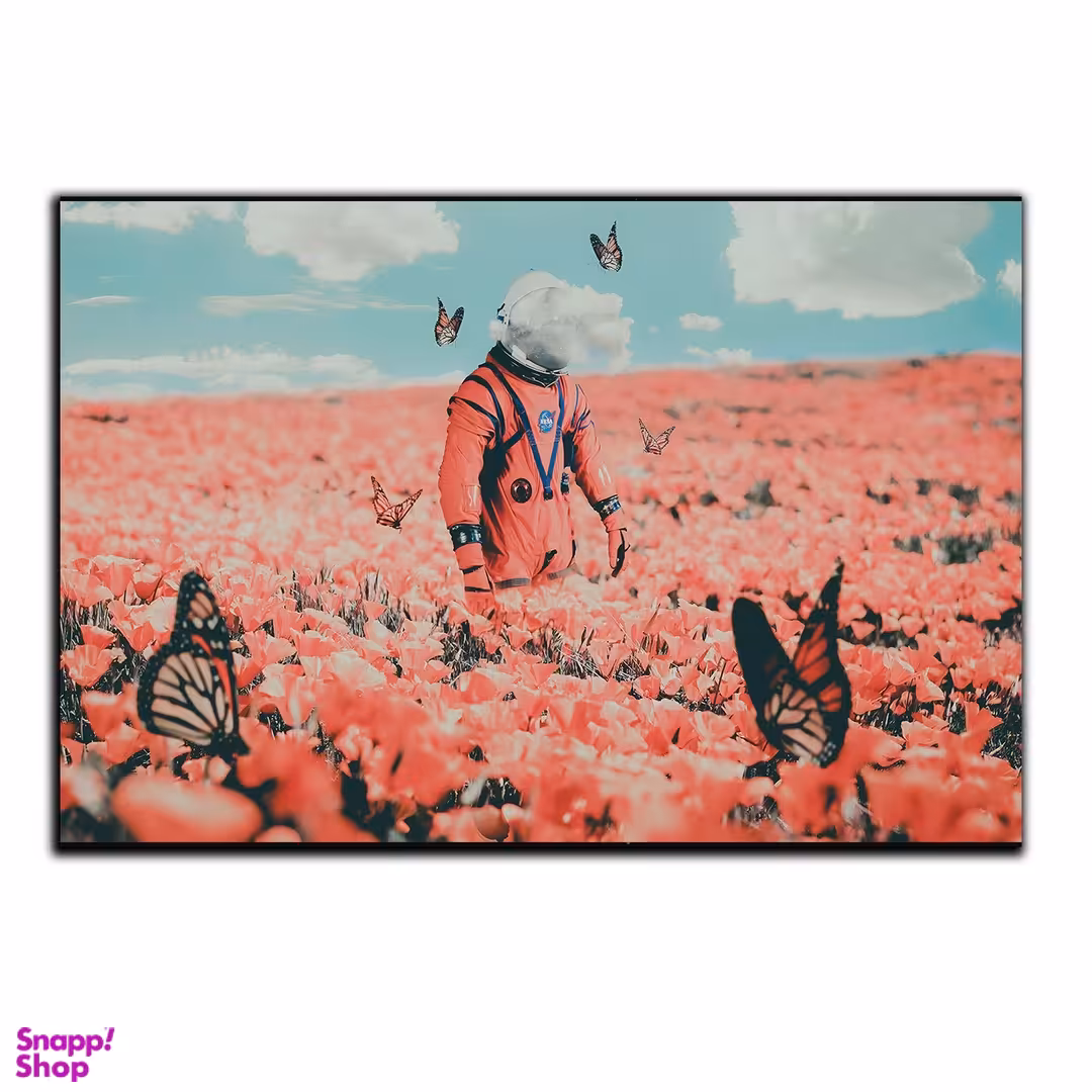 تابلو شاسی بکلیت طرح فانتزی گلزار و پروانه مدل SH-S5454