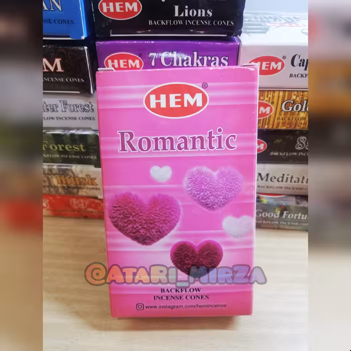 عود آبشاری هم رایحه رمانتیک بسته 10 عددی  Romantic 