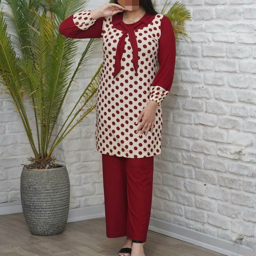 تونیک شلوار زنانه کراواتی