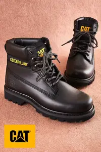 چکمه و بوت مشکی مردانه Cat 156100095 اورجینال Caterpillar