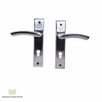 دستگیره در چوبی سوئیچی خالدار کروم

