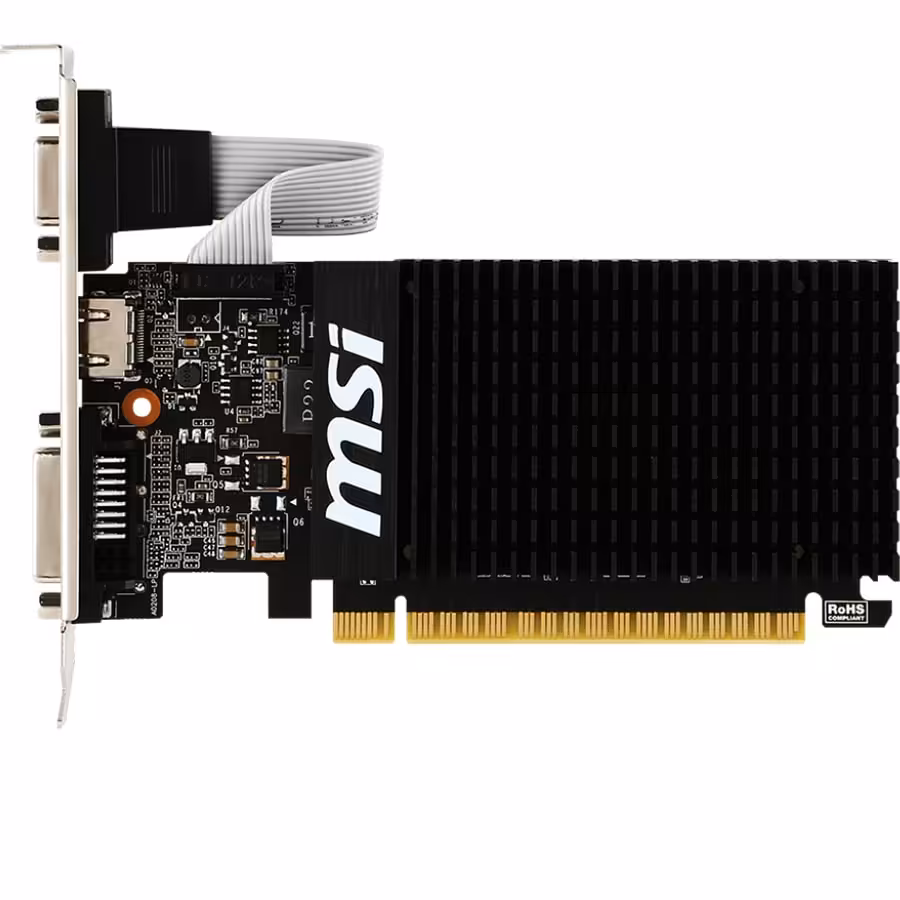 قیمت و خرید کارت گرافیک ام اس آی مدل GT 710 1GD3H LP | یاس ارتباط