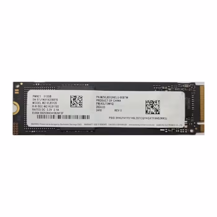 اس اس دی اینترنال سامسونگ M.2 2280 NVMe مدل PM9C1 ظرفیت 512 گیگابایت