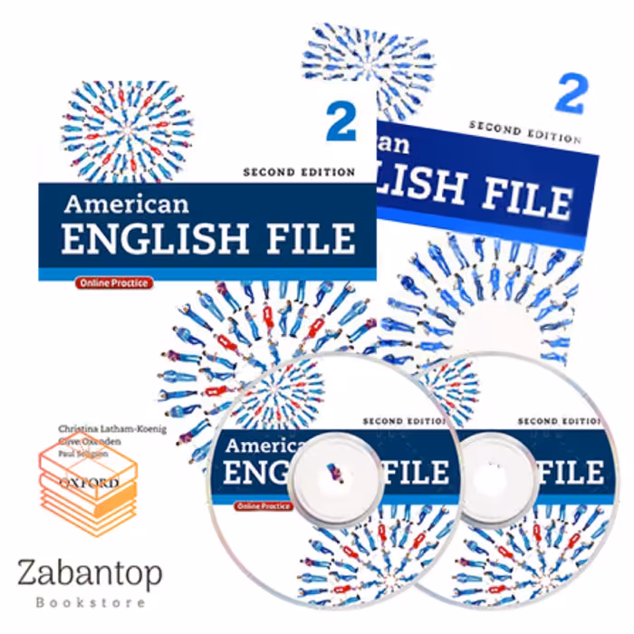 کتاب امریکن انگلیش فایل American English File 2 2nd