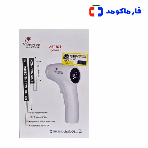 تب سنج دیجیتالی زنیت مد مدل AET-R711