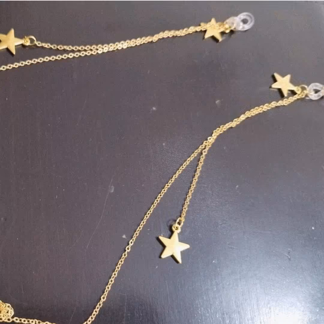 بند عینک مدل ستاره آویز دار 