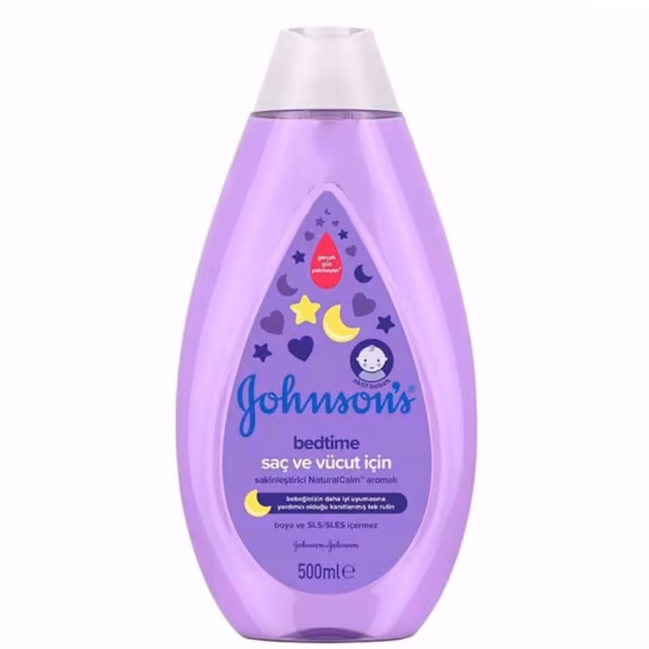 شامپو سر و بدن کودک جانسون Johnson مدل bed time حجم 500 میلی لیتر