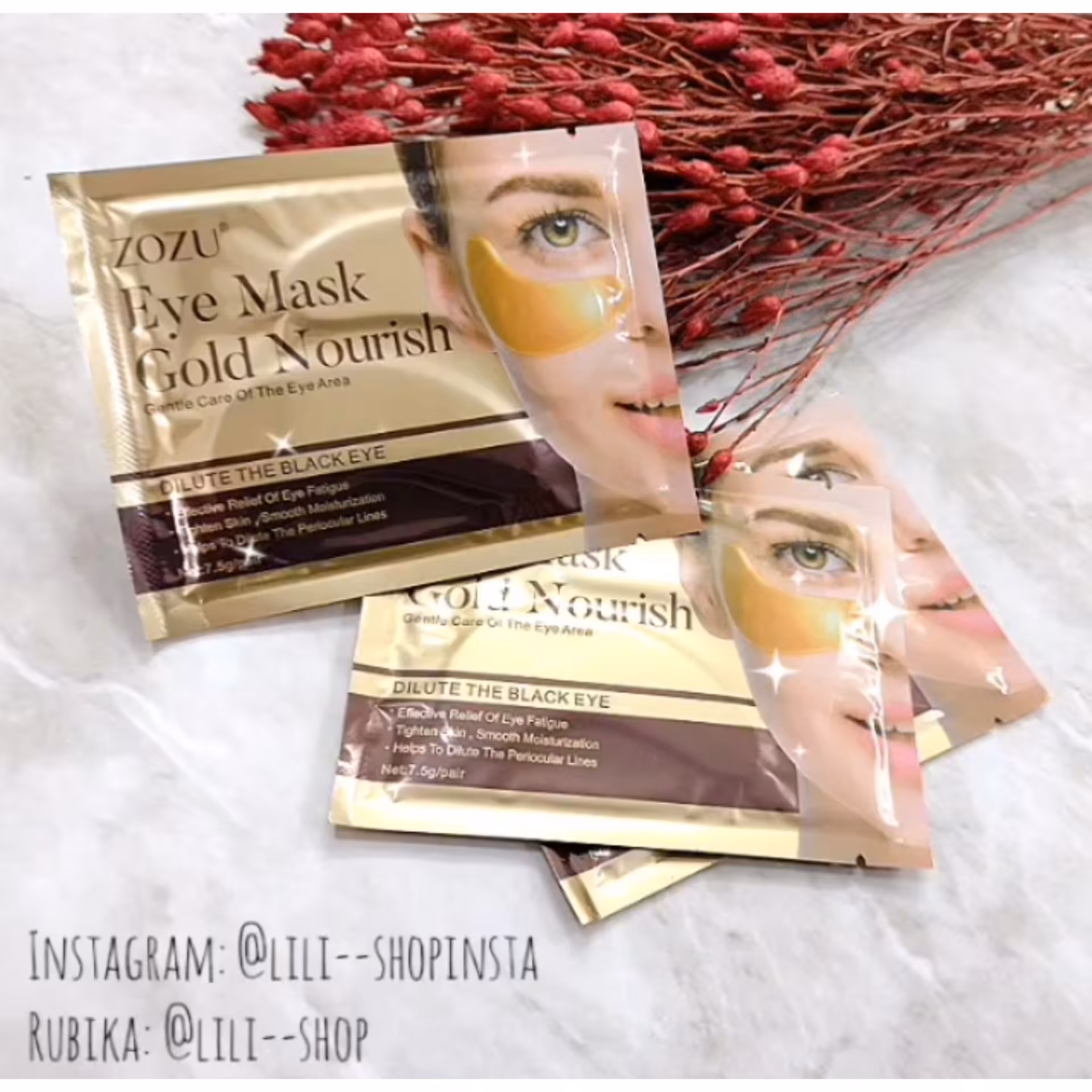 ماسک زیر چشم طلا زوزو (zozu)