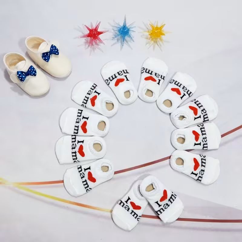 جوراب نوزادی کالج رنگ سفید