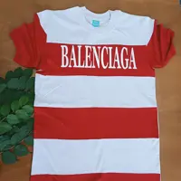 تیشرت مردانه یقه گرد دو رنگ BALENCIAGA(عرض سینه47 ،قد72)