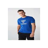 تی شرت آبی مردانه آستین کوتاه Grunge t shirt hummel