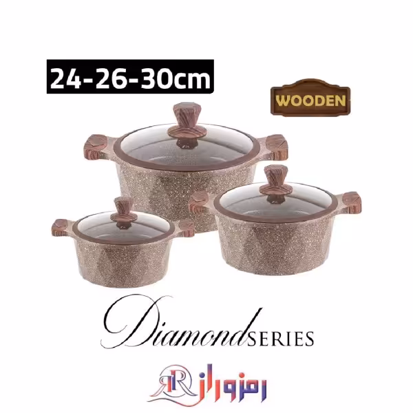 سرویس قابلمه 6 پارچه زیو مدل Zio 8170-30