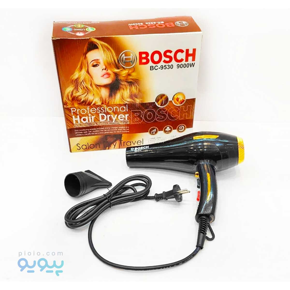 سشوار حرفه ای طرح BOSCH کد BC-9530 تک و عمده