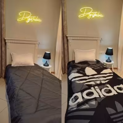 لحاف یک نفره طرح ادیداس