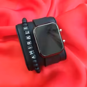 ساعتمچی ال ای دی طرح هوشمند همراه دستبند اسم دلخواه