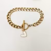 دستبند استیل رنگ ثابت  کارتیر 