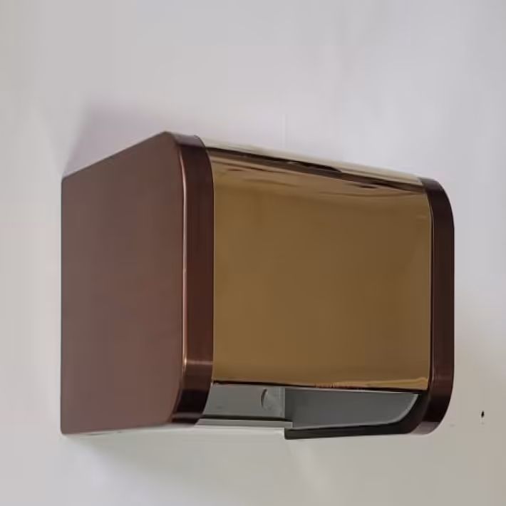 جا دستمالی دستشویی رنگ قهوه ای (ارسال رایگان)