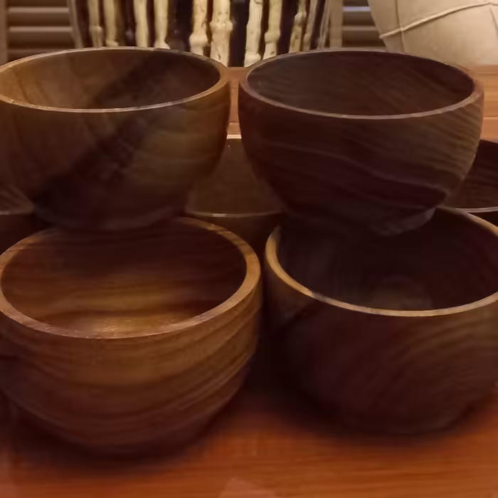 کاسه چوبی  