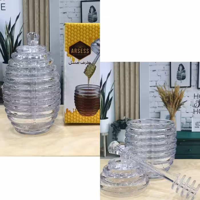 عسل خوری ، ظرف عسل ، ظرف عسل خوری ، ظرف عسل خوری همراه با قاشق ، قاشق عسل ، قاشق عسل خوری ، ظرف عسل ، ظرف عسل خوری