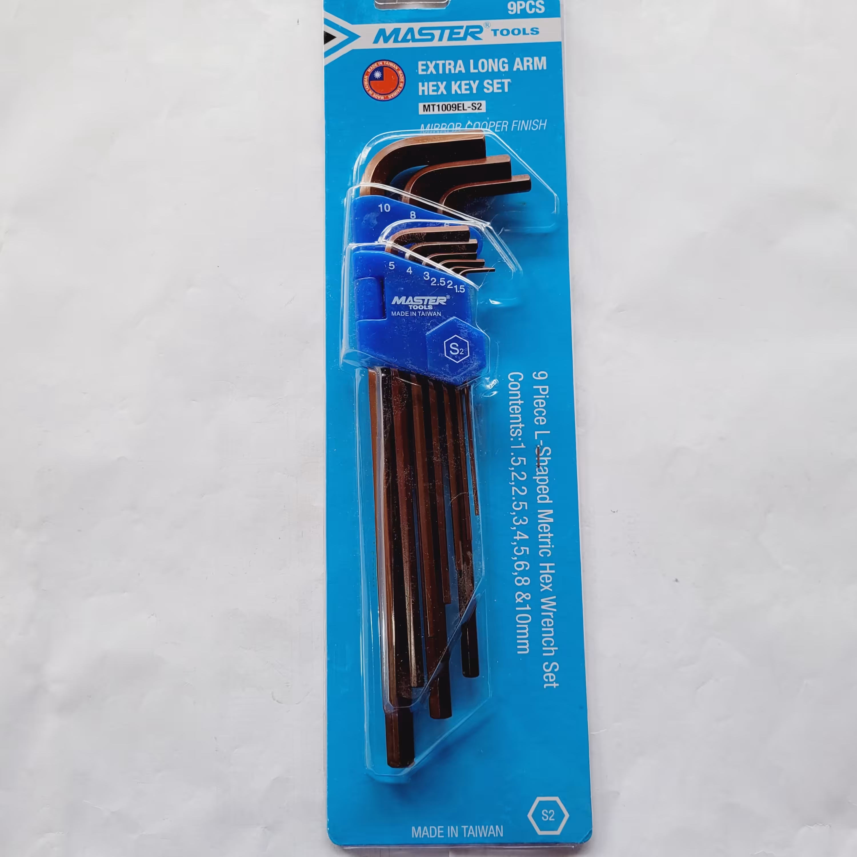 ست آلن شش گوش بلند 9 عددی مستر تایوان 