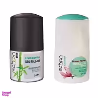 رول ضد تعریق مردانه شون (Schon) مدل فرش بامبو به همراه رول ضد تعریق زنانه مدل هون فلاور حجم 50 میلی‌ لیتر