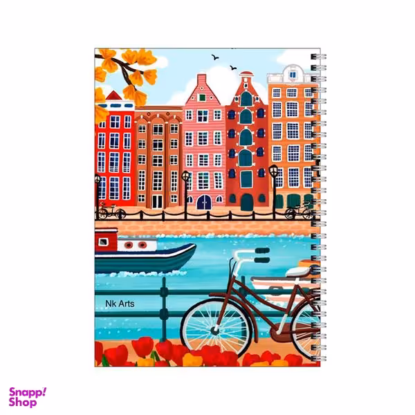 دفتر مشق 100 برگ بامبیلیپ طرح منظره پاییزی کد 0431234