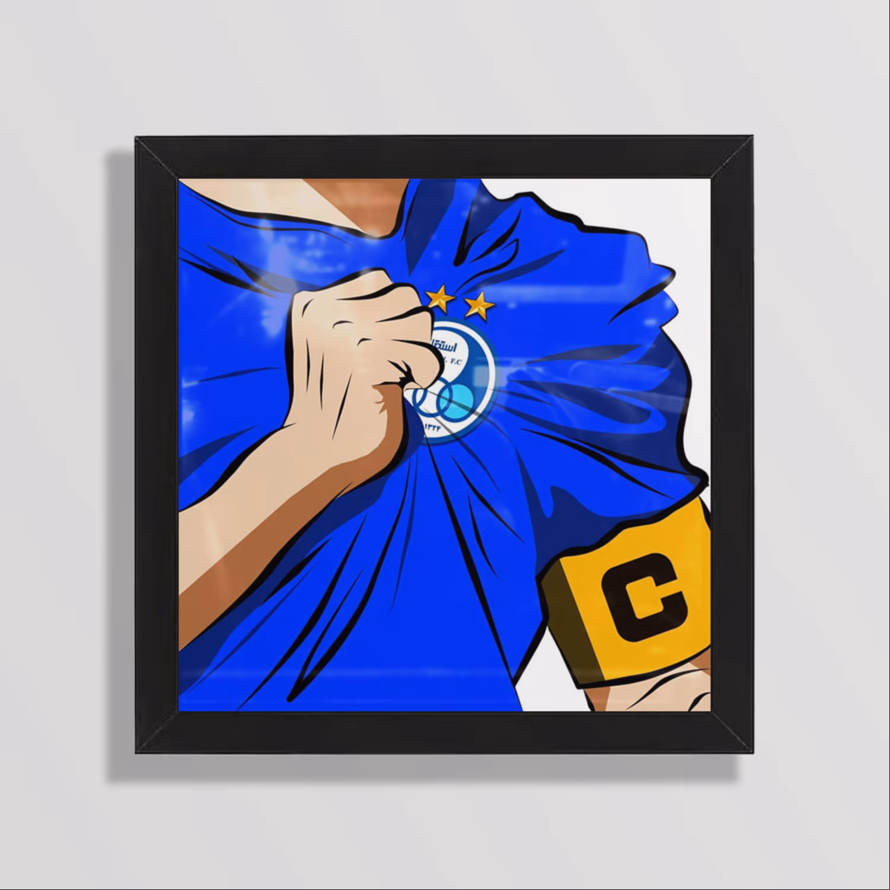 تابلو طرح تیم استقلال سایز 20 در 20