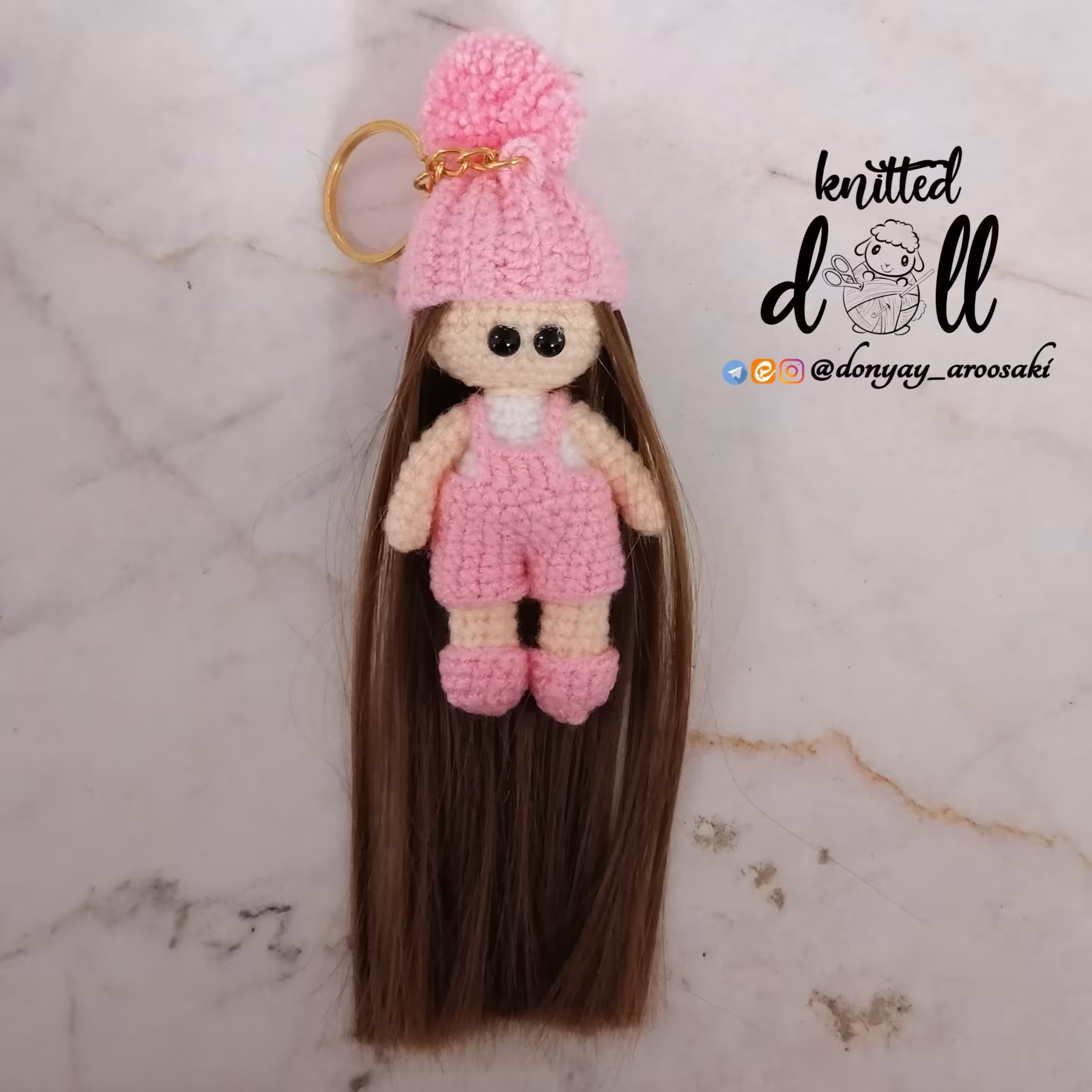 عروسک روسی آویز سرکلیدی 
