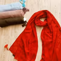 شال نخی منگوله دار 3متری با کیفیت 