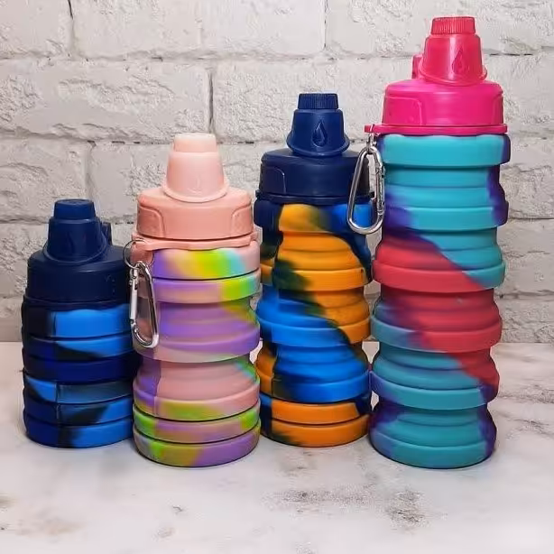 قمقمه تاشو سیلیکونی