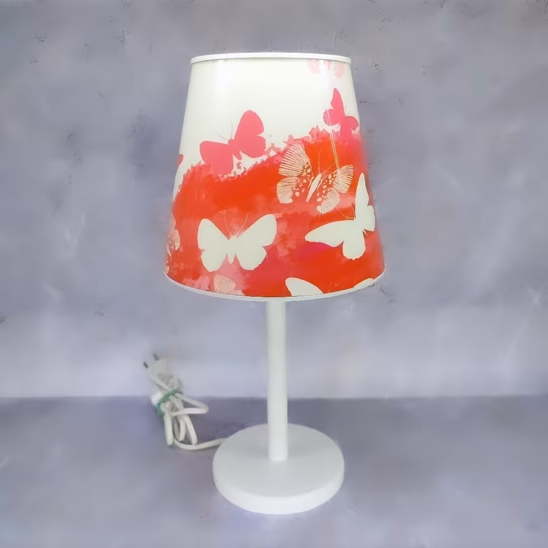 آباژور طرح پروانه قرمز