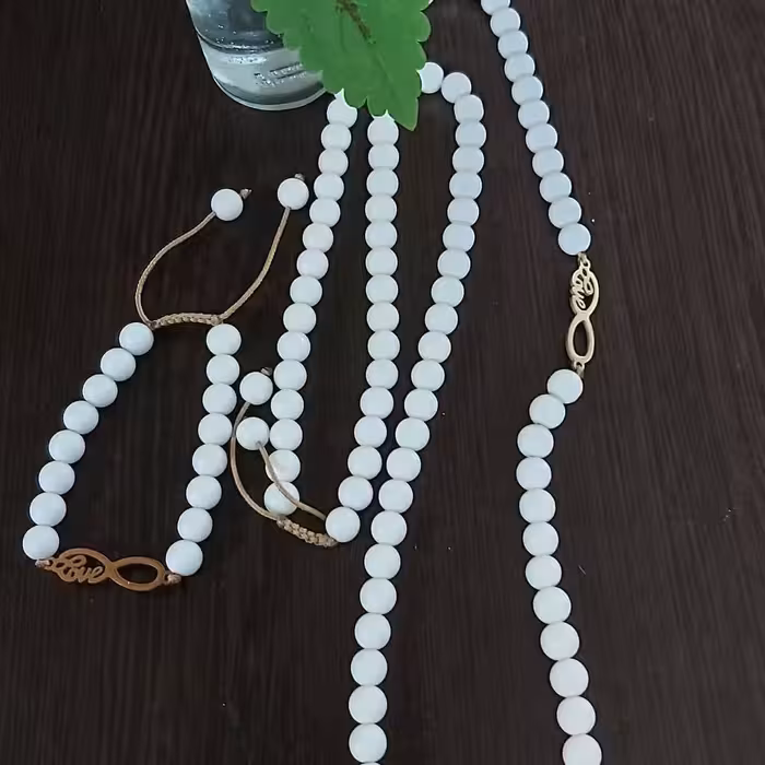 ست دستبند و گردنبند بینهایت