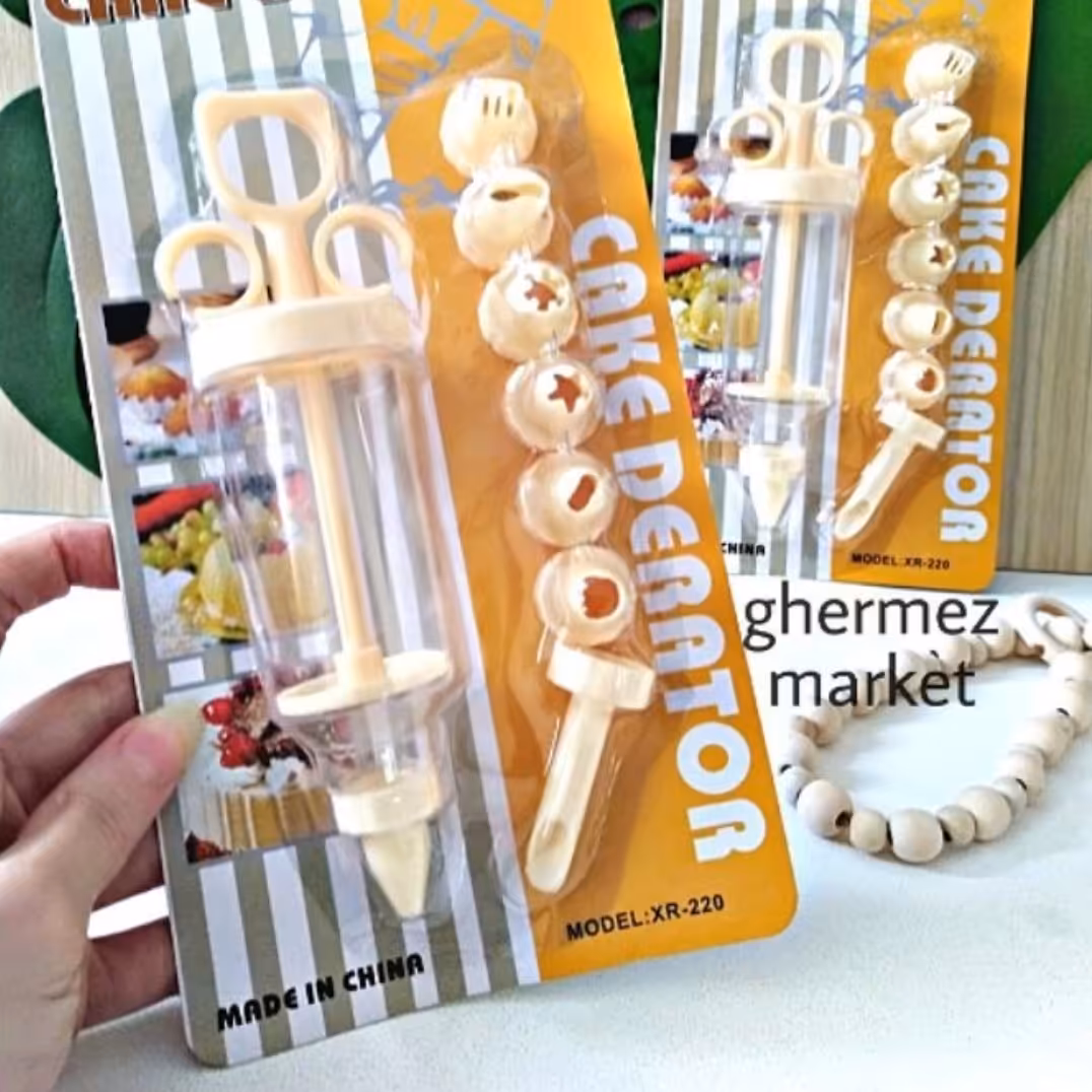 پمپ خامه،قیف و ماسوره قنادی،مناسب دیزاین کیک و شیرینی دسر